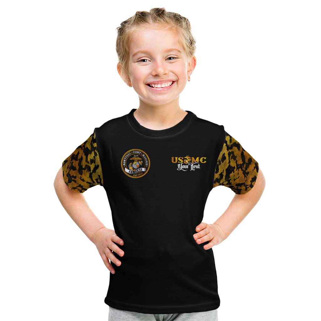 The First Black Marines: A Legacy Etched In Honor Kid T Shirt - Wonder Print Shop