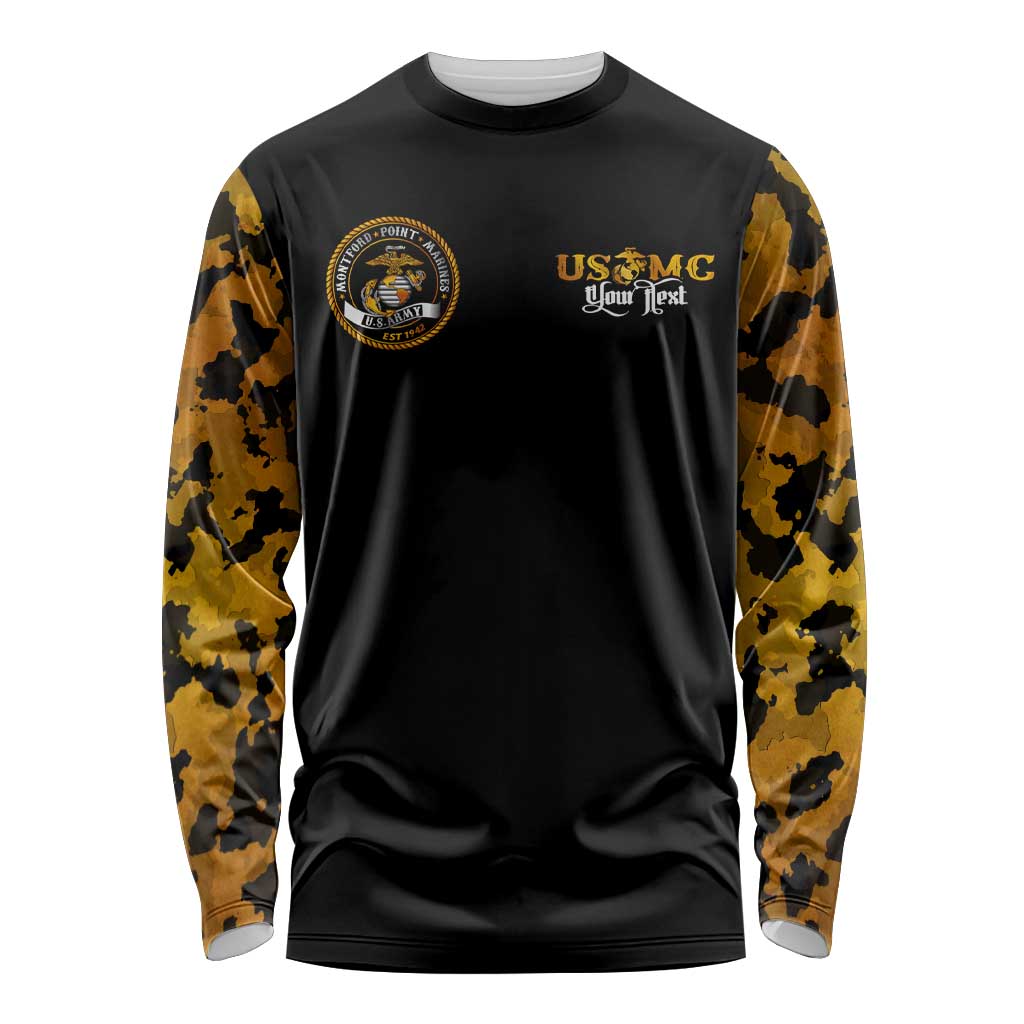 The First Black Marines: A Legacy Etched In Honor Long Sleeve Shirt - Wonder Print Shop