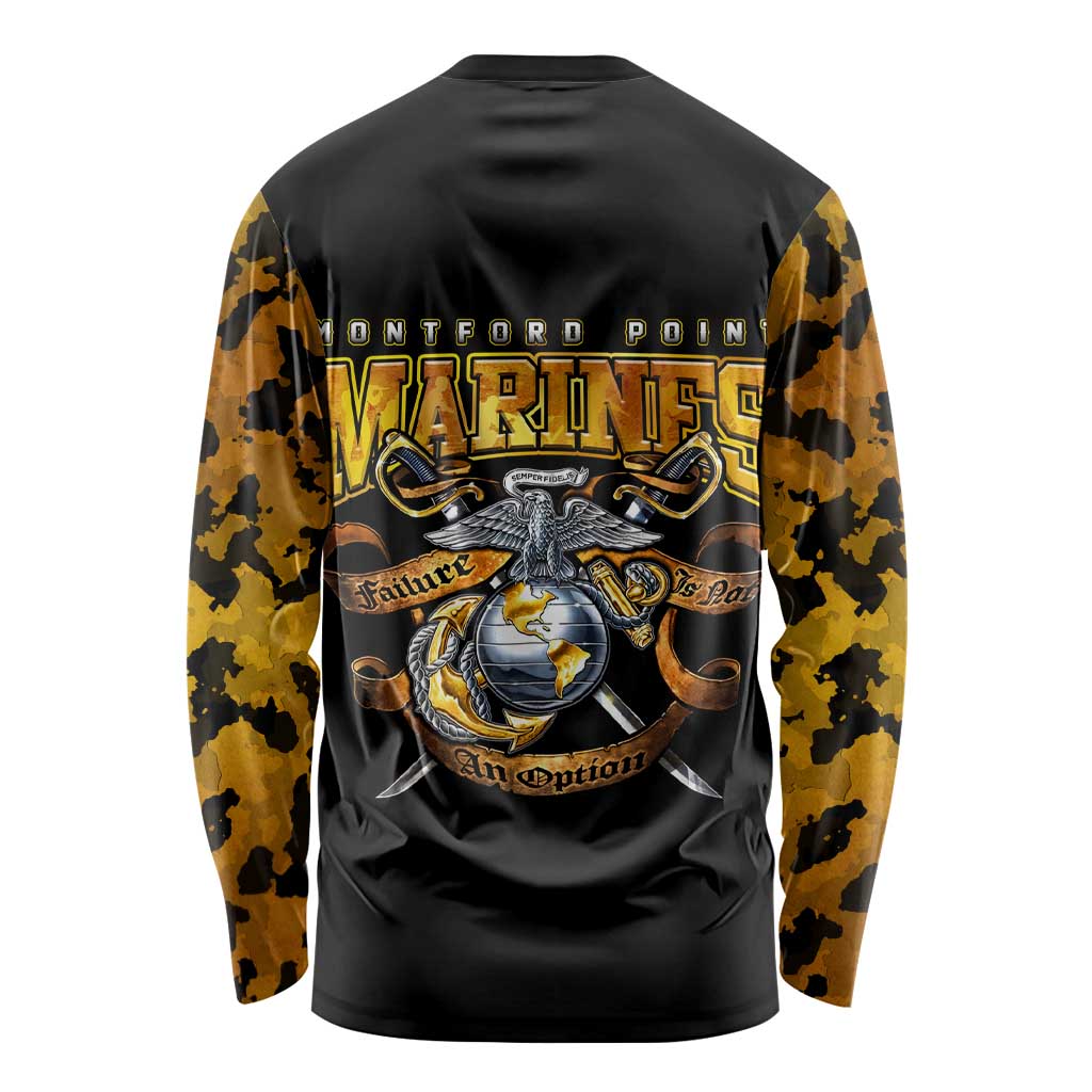 The First Black Marines: A Legacy Etched In Honor Long Sleeve Shirt - Wonder Print Shop