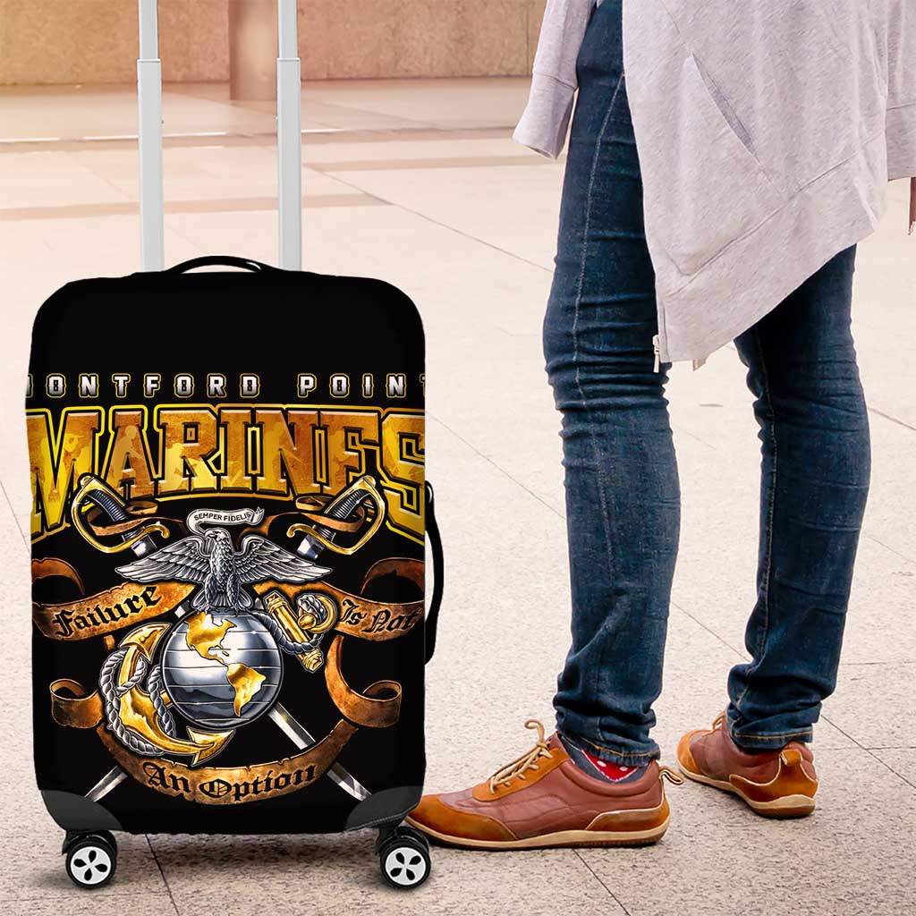 The First Black Marines: A Legacy Etched In Honor Luggage Cover - Wonder Print Shop