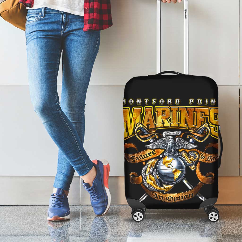 The First Black Marines: A Legacy Etched In Honor Luggage Cover - Wonder Print Shop