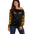 The First Black Marines: A Legacy Etched In Honor Off Shoulder Sweater - Wonder Print Shop