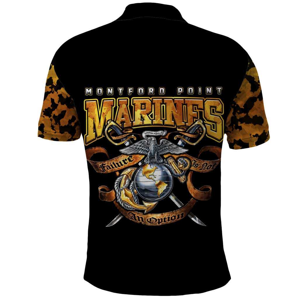 The First Black Marines: A Legacy Etched In Honor Polo Shirt - Wonder Print Shop