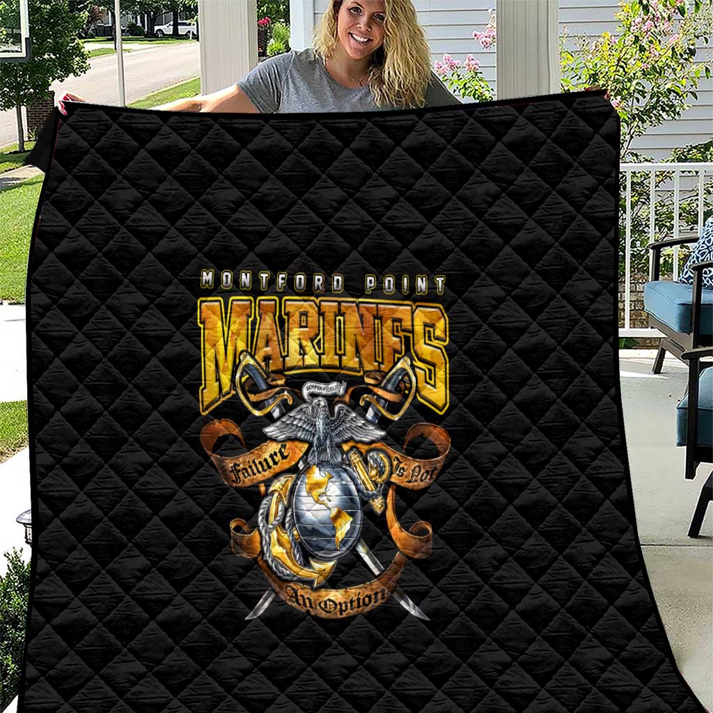 The First Black Marines: A Legacy Etched In Honor Quilt - Wonder Print Shop