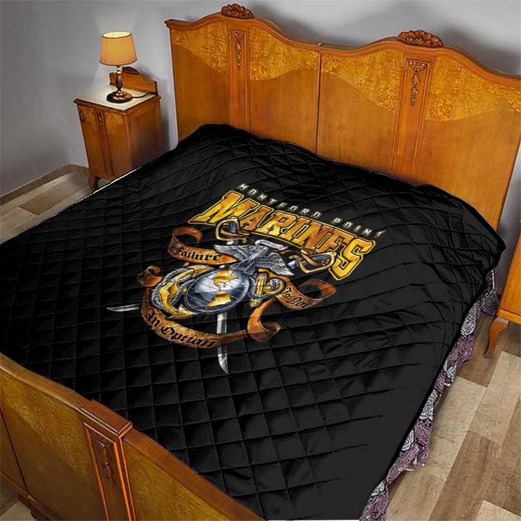 The First Black Marines: A Legacy Etched In Honor Quilt - Wonder Print Shop