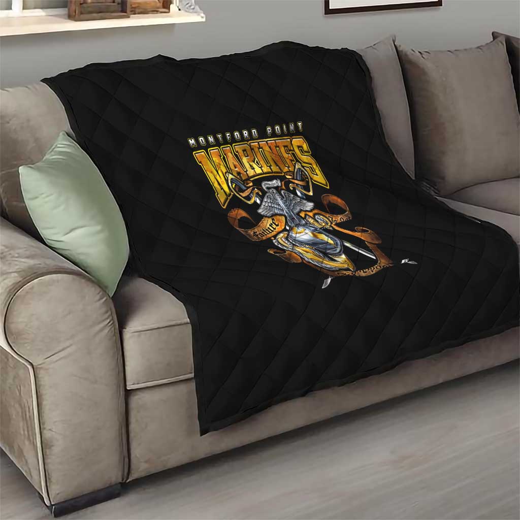 The First Black Marines: A Legacy Etched In Honor Quilt - Wonder Print Shop