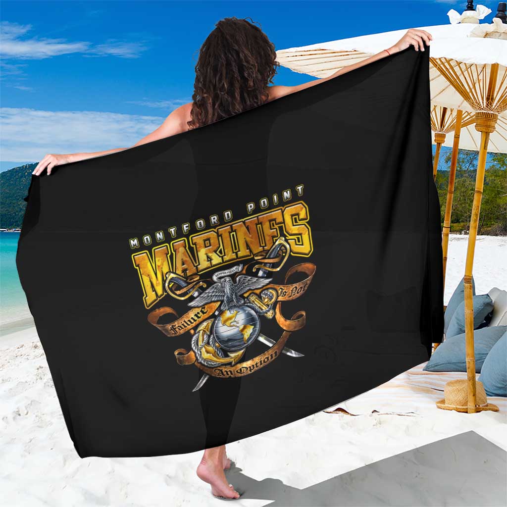 The First Black Marines: A Legacy Etched In Honor Sarong - Wonder Print Shop