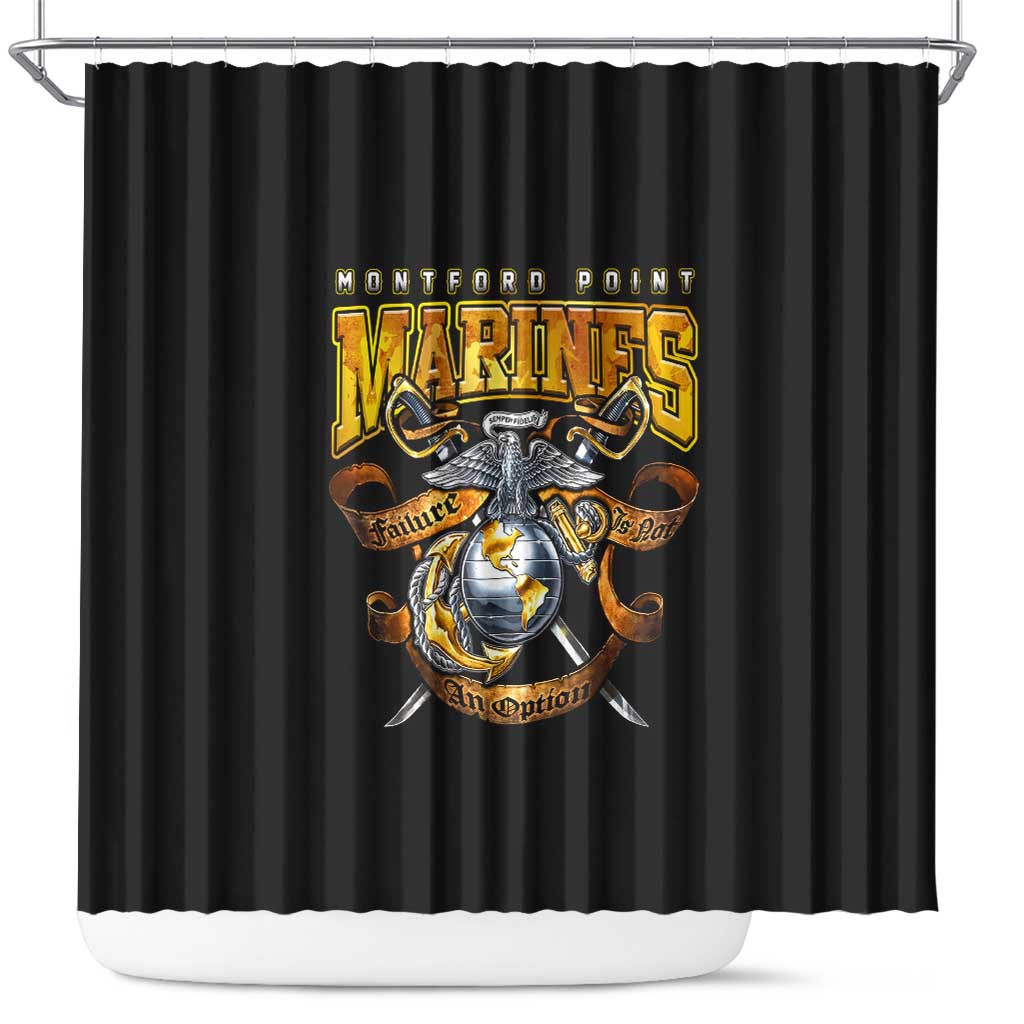The First Black Marines: A Legacy Etched In Honor Shower Curtain - Wonder Print Shop
