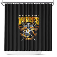 The First Black Marines: A Legacy Etched In Honor Shower Curtain - Wonder Print Shop