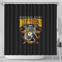 The First Black Marines: A Legacy Etched In Honor Shower Curtain - Wonder Print Shop
