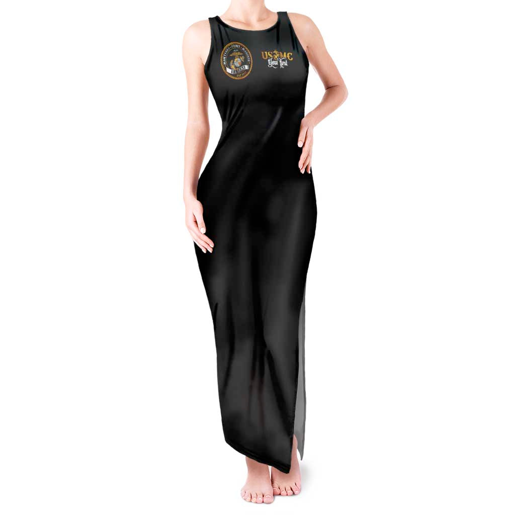 The First Black Marines: A Legacy Etched In Honor Tank Maxi Dress - Wonder Print Shop