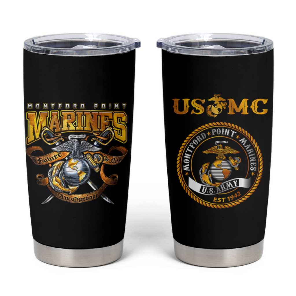 The First Black Marines: A Legacy Etched In Honor Tumbler Cup - Wonder Print Shop