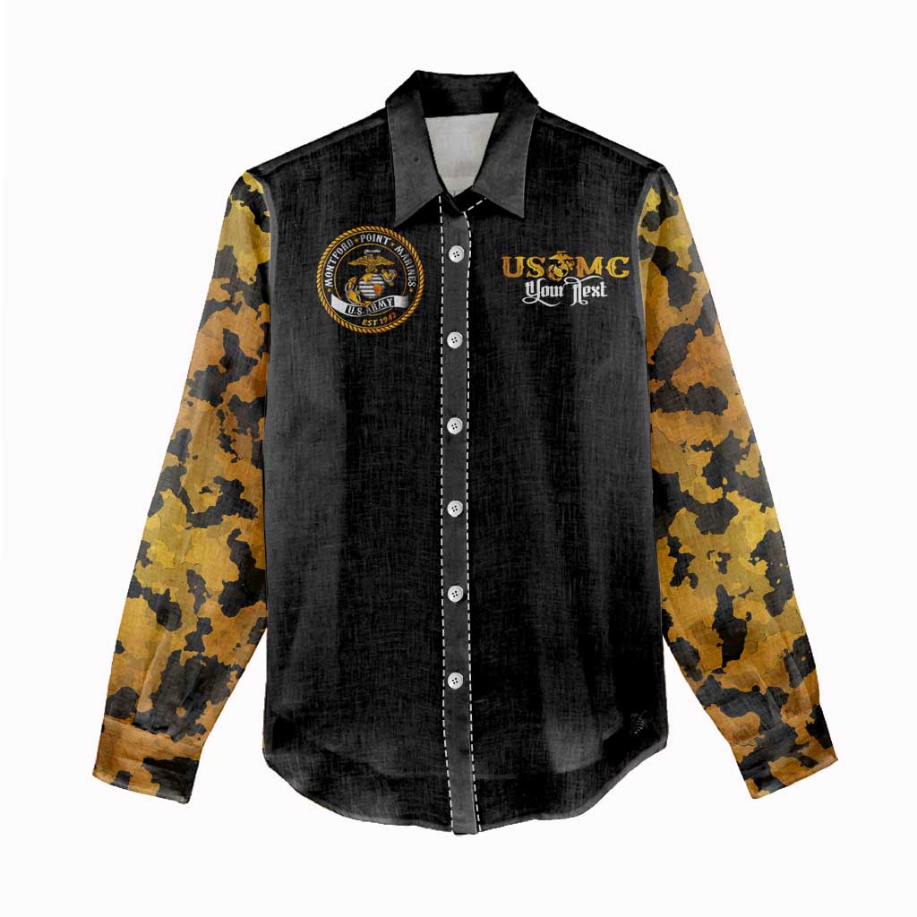 The First Black Marines: A Legacy Etched In Honor Women Casual Shirt - Wonder Print Shop