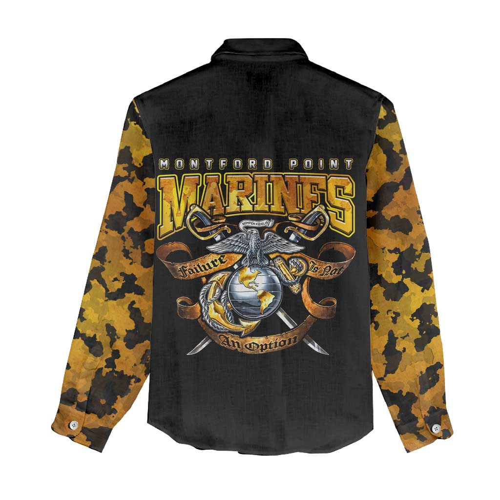 The First Black Marines: A Legacy Etched In Honor Women Casual Shirt - Wonder Print Shop