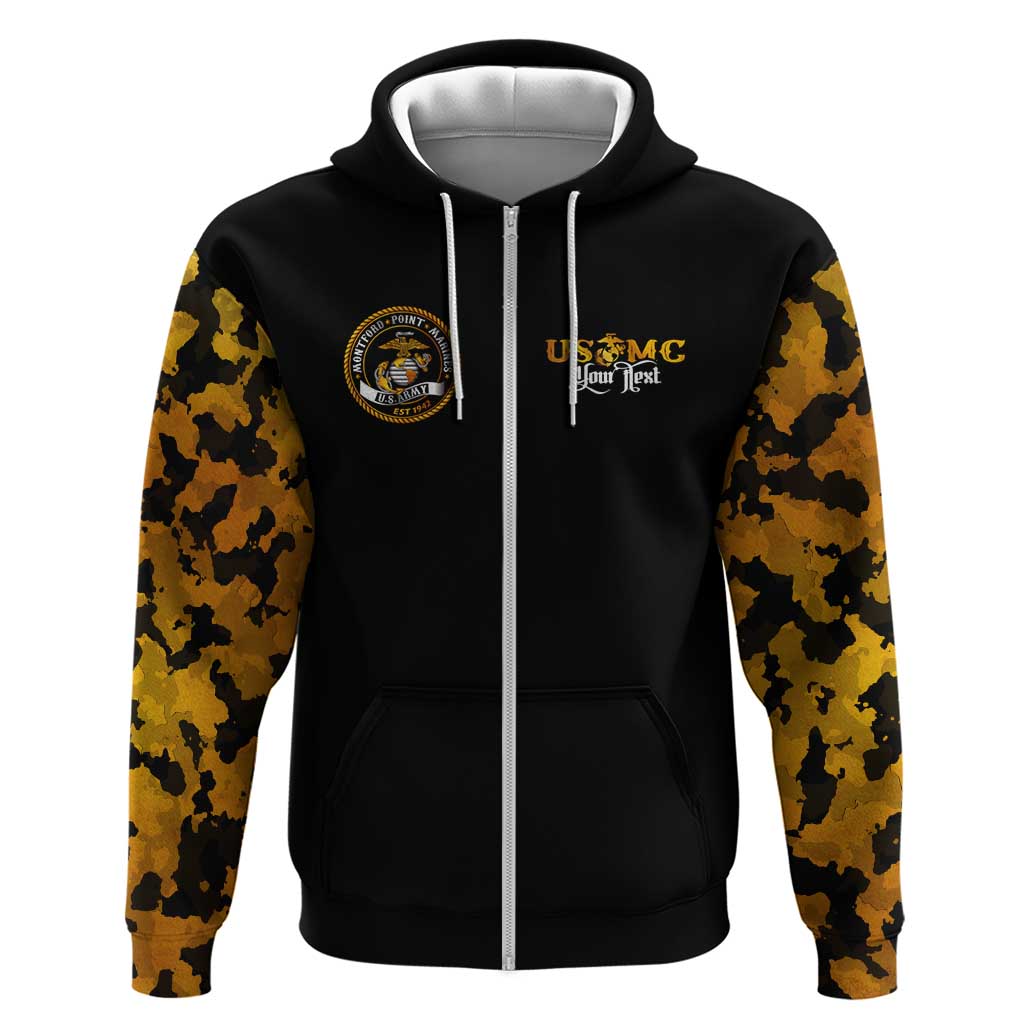 The First Black Marines: A Legacy Etched In Honor Zip Hoodie - Wonder Print Shop