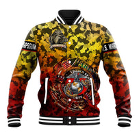 Chesty The Bulldog: Mascot Of Valor Baseball Jacket - Wonder Print Shop