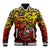Chesty The Bulldog: Mascot Of Valor Baseball Jacket - Wonder Print Shop