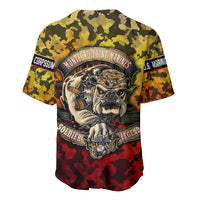 Chesty The Bulldog: Mascot Of Valor Baseball Jersey - Wonder Print Shop