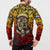 Chesty The Bulldog: Mascot Of Valor Button Sweatshirt - Wonder Print Shop