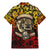 Chesty The Bulldog: Mascot Of Valor Family Matching Mermaid Dress and Hawaiian Shirt - Wonder Print Shop