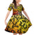 Chesty The Bulldog: Mascot Of Valor Family Matching Off Shoulder Short Dress and Hawaiian Shirt - Wonder Print Shop