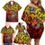Chesty The Bulldog: Mascot Of Valor Family Matching Off Shoulder Short Dress and Hawaiian Shirt - Wonder Print Shop