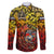 Chesty The Bulldog: Mascot Of Valor Family Matching Off Shoulder Short Dress and Hawaiian Shirt - Wonder Print Shop