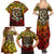 Chesty The Bulldog: Mascot Of Valor Family Matching Summer Maxi Dress and Hawaiian Shirt - Wonder Print Shop