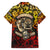 Chesty The Bulldog: Mascot Of Valor Family Matching Tank Maxi Dress and Hawaiian Shirt - Wonder Print Shop