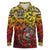 Chesty The Bulldog: Mascot Of Valor Long Sleeve Polo Shirt - Wonder Print Shop