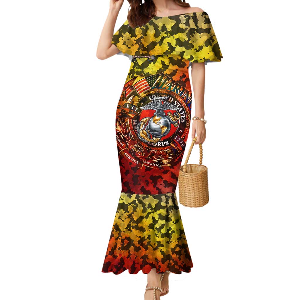 Chesty The Bulldog: Mascot Of Valor Mermaid Dress - Wonder Print Shop