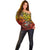 Chesty The Bulldog: Mascot Of Valor Off Shoulder Sweater - Wonder Print Shop