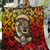 Chesty The Bulldog: Mascot Of Valor Quilt - Wonder Print Shop