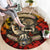 Chesty The Bulldog: Mascot Of Valor Round Carpet - Wonder Print Shop