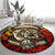 Chesty The Bulldog: Mascot Of Valor Round Carpet - Wonder Print Shop