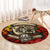 Chesty The Bulldog: Mascot Of Valor Round Carpet - Wonder Print Shop