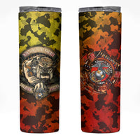 Chesty The Bulldog: Mascot Of Valor Skinny Tumbler - Wonder Print Shop