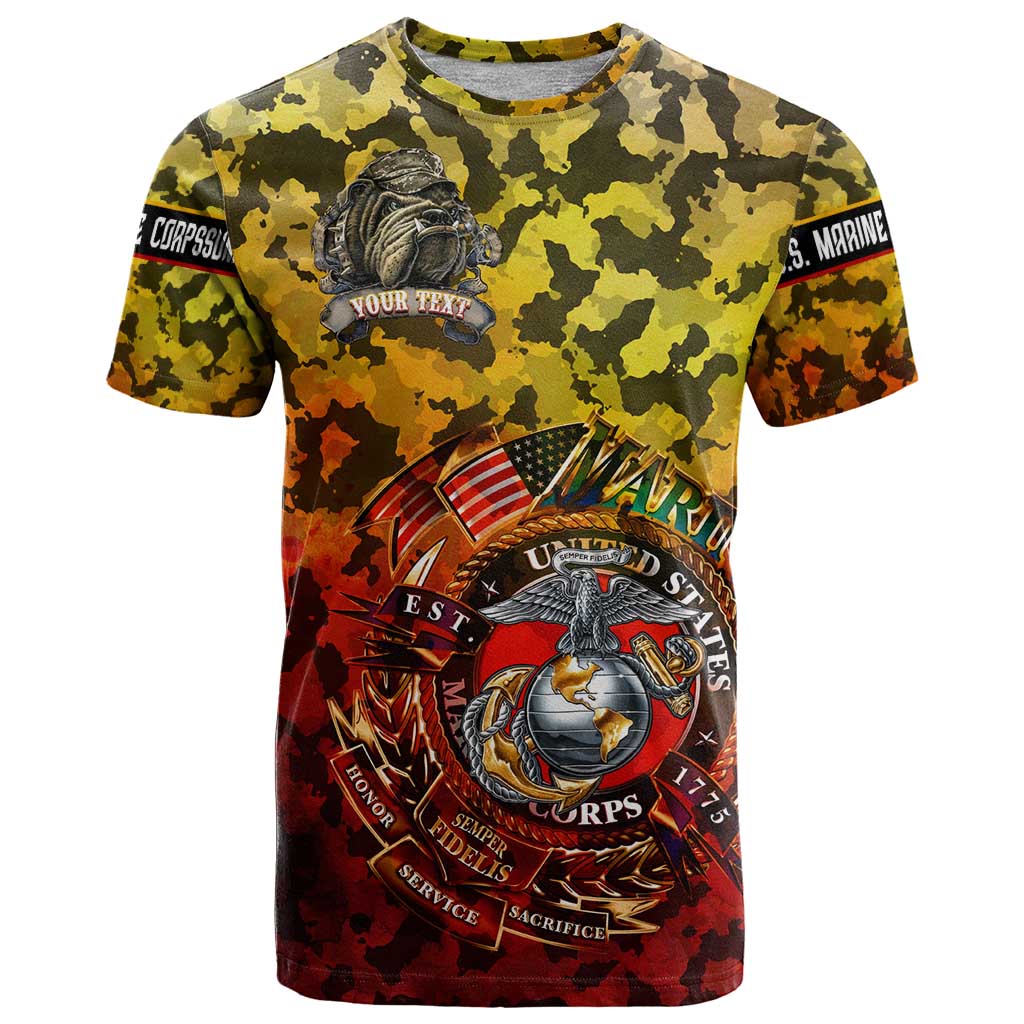 Chesty The Bulldog: Mascot Of Valor T Shirt - Wonder Print Shop