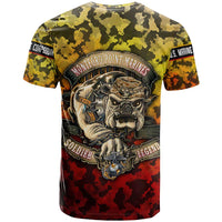 Chesty The Bulldog: Mascot Of Valor T Shirt - Wonder Print Shop