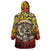 Chesty The Bulldog: Mascot Of Valor Wearable Blanket Hoodie - Wonder Print Shop