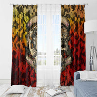 Chesty The Bulldog: Mascot Of Valor Window Curtain - Wonder Print Shop