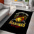 Breaking Barriers: Black Valor Area Rug - Wonder Print Shop