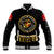Breaking Barriers: Black Valor Baseball Jacket - Wonder Print Shop