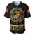 Breaking Barriers: Black Valor Baseball Jersey - Wonder Print Shop