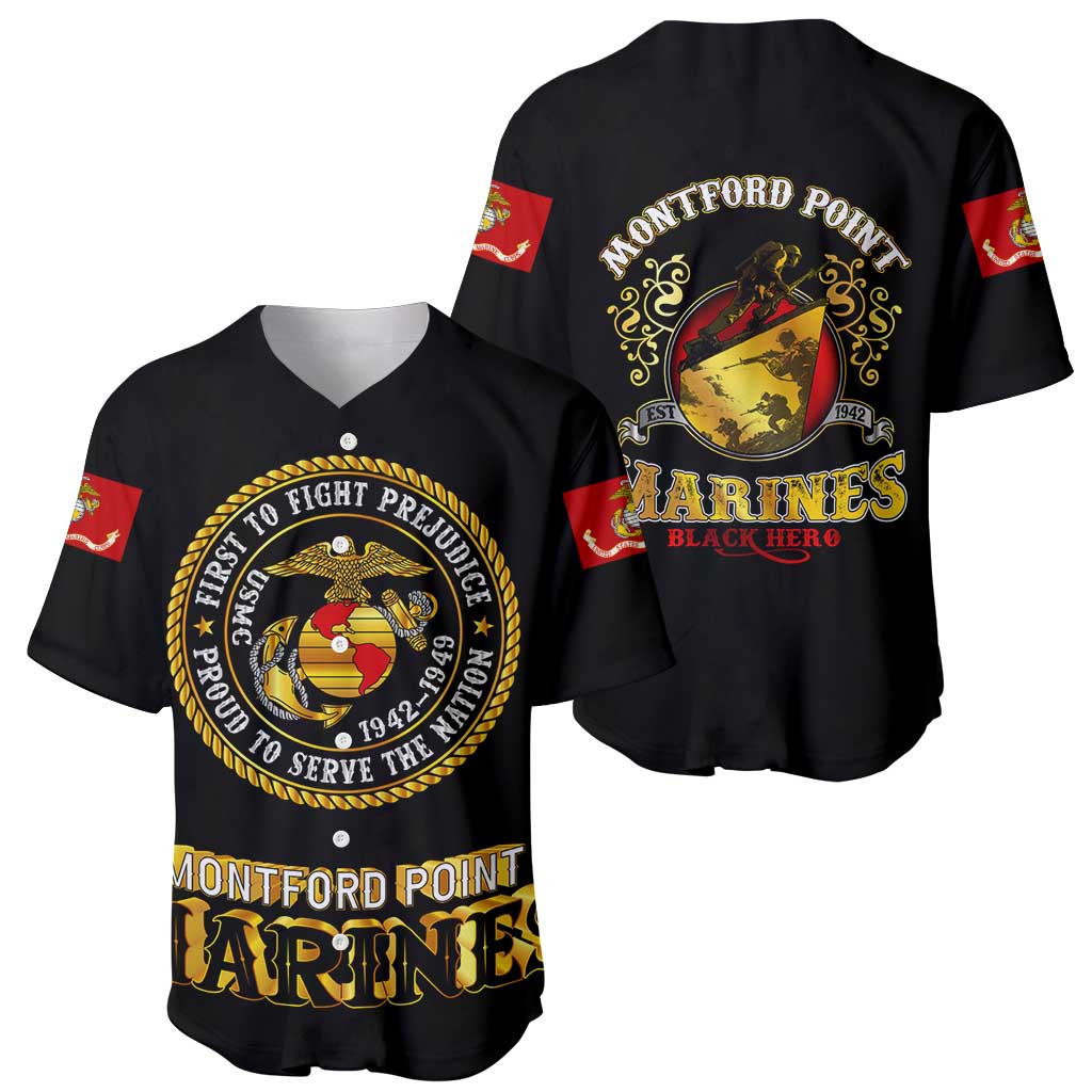 Breaking Barriers: Black Valor Baseball Jersey - Wonder Print Shop