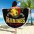 Breaking Barriers: Black Valor Beach Blanket - Wonder Print Shop