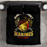 Breaking Barriers: Black Valor Bedding Set - Wonder Print Shop