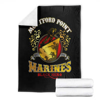Breaking Barriers: Black Valor Blanket - Wonder Print Shop