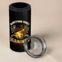 Breaking Barriers: Black Valor 4 in 1 Can Cooler Tumbler - Wonder Print Shop