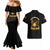 Breaking Barriers: Black Valor Couples Matching Mermaid Dress and Hawaiian Shirt - Wonder Print Shop